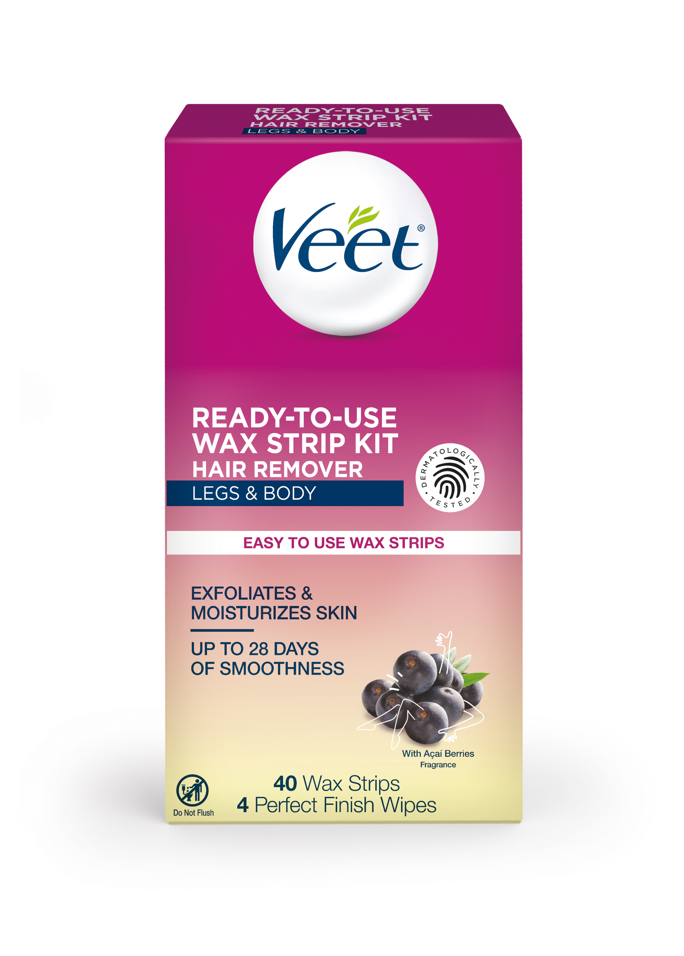 Veet face deals wax strips